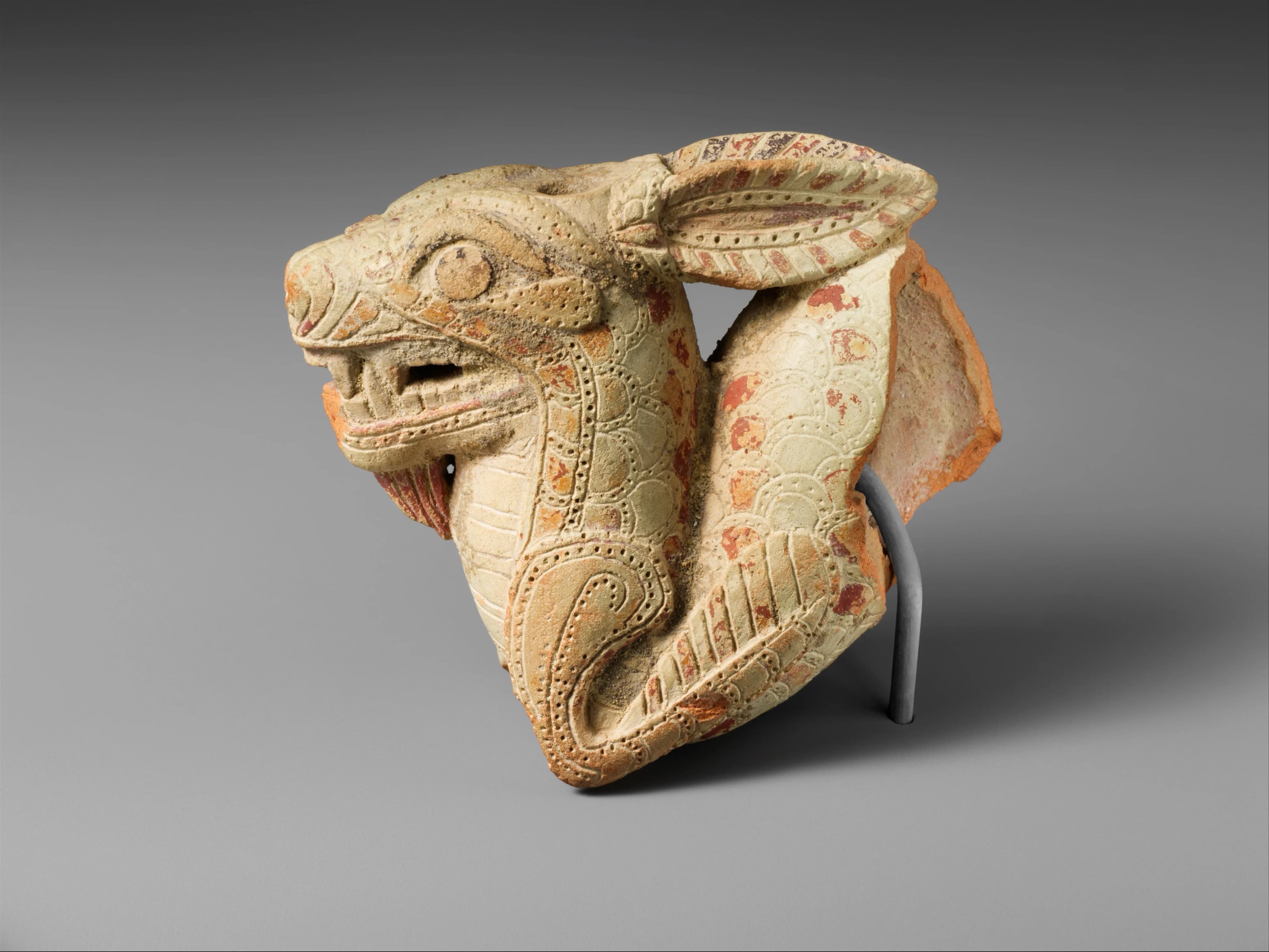 Ketos-shaped vase from the later seventh century BCE